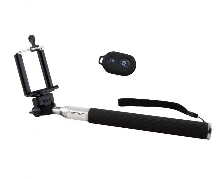 Esperanza monopod do selfie z pilotem BLUETOOTH