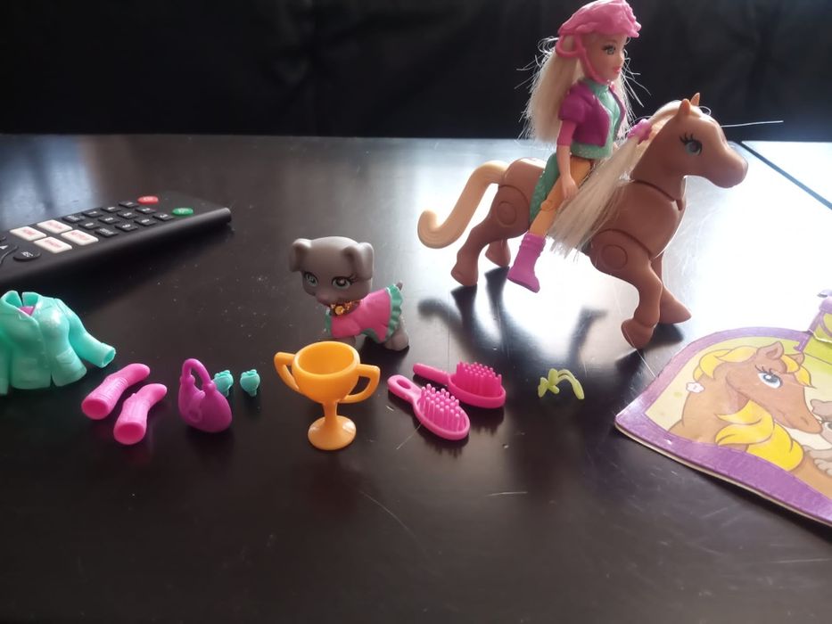 Polly pocket rancho com ponei