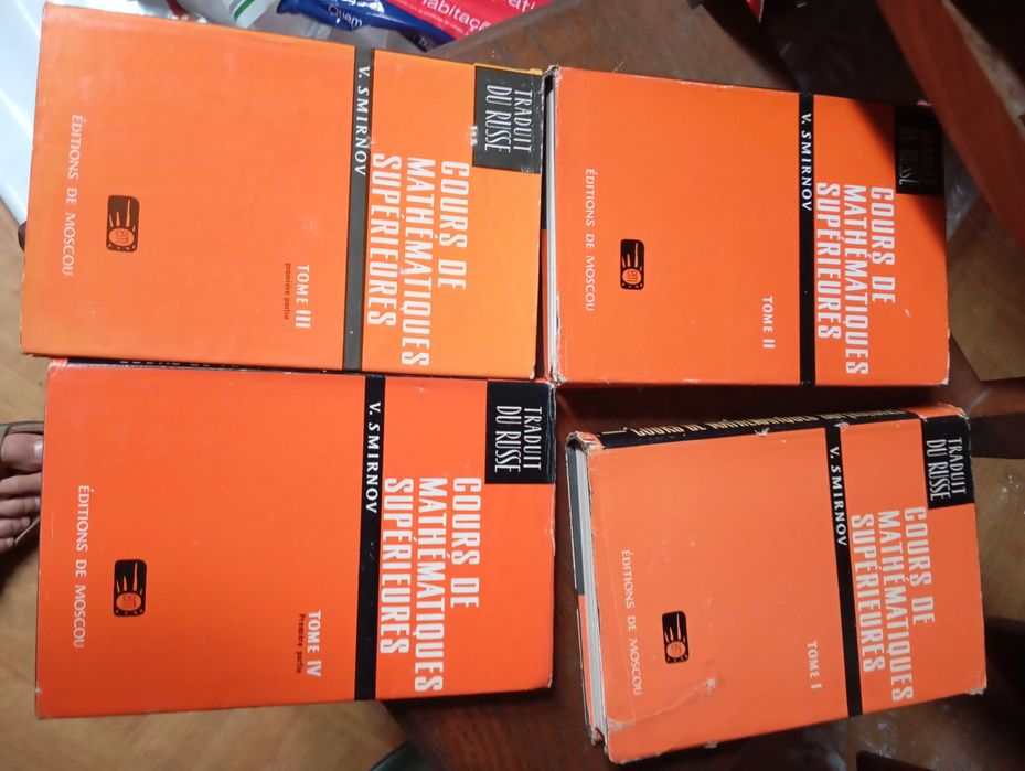 Cours de mathematiques superieures tome I, II, III, IV e V
