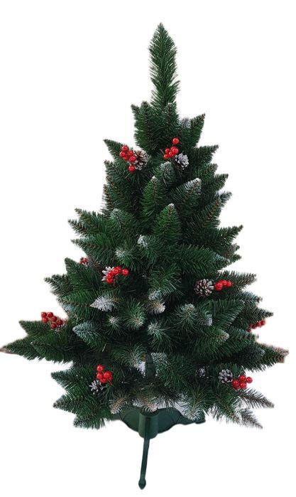 Choinka sztuczna, sosna jarzębina czerwona 120 cm