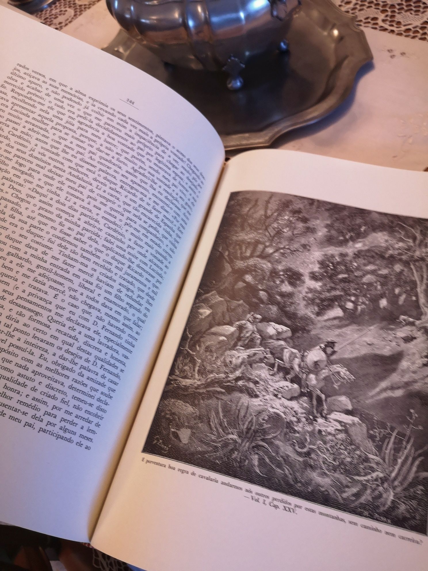 Dom Quixote de la Mancha, ilustr. Gustave Doré, ed. Lello - NOVOS