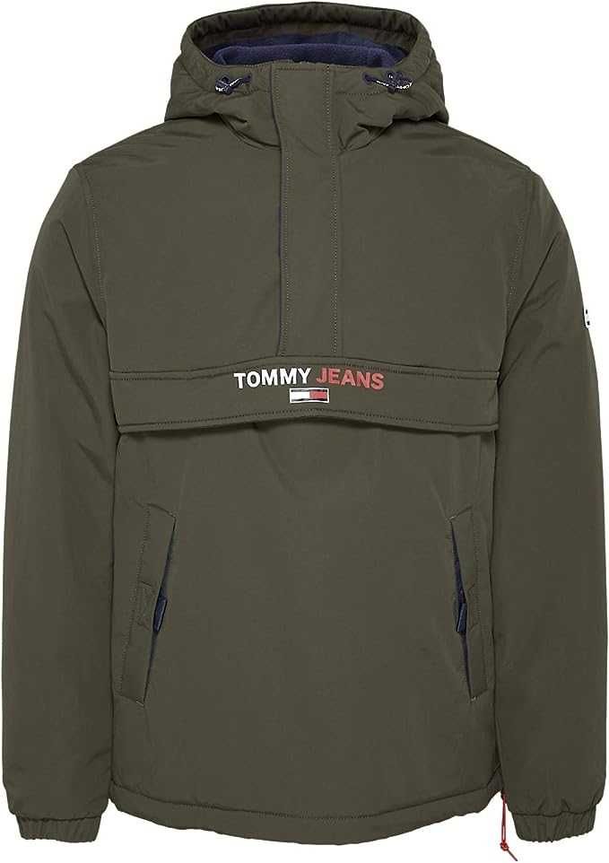 Kurtka z kapturem Tommy Jeans Solid Popover r. XXL