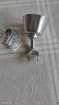 Suporte de Duche em Inox Escovado Novo