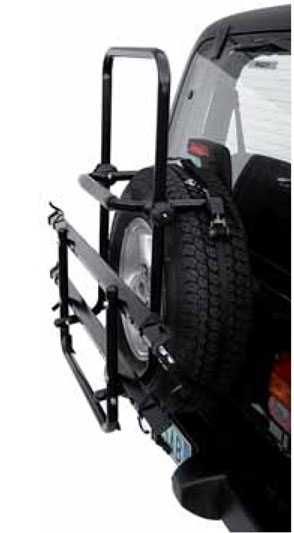Portabicicletas para roda traseira de 4x4