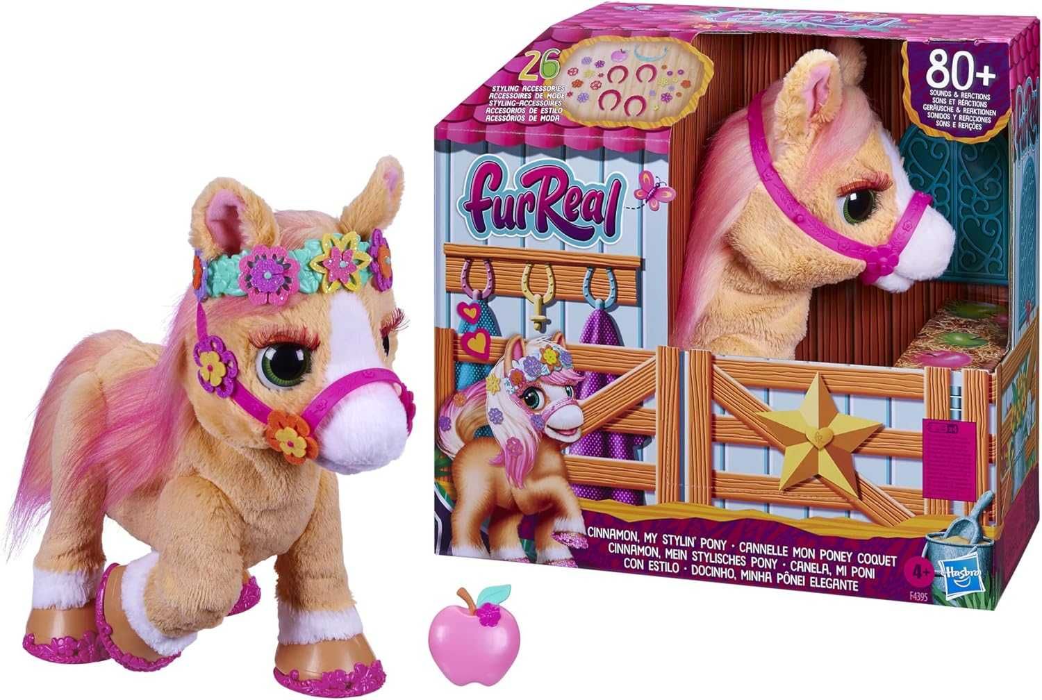 Kucyk furReal Cinnamon, 35 cm, 80 dźwięków, rusza się, cudo!