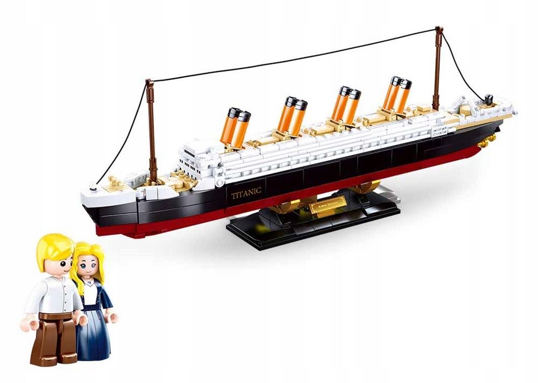 Klocki Titanic Wycieczkowiec Sluban Bricks Tytanik Statek Pasażerski