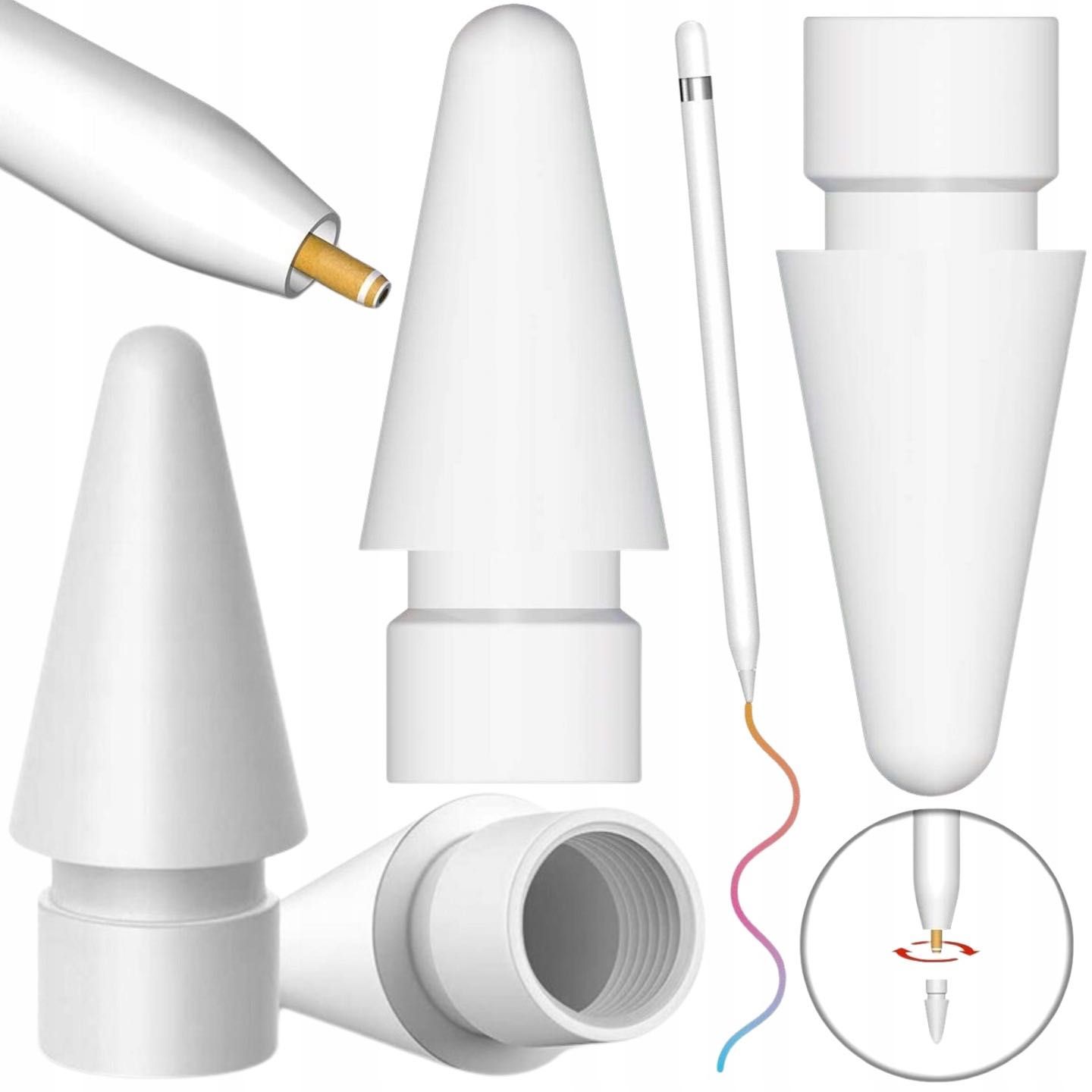 Końcówka rysik TIP Do Rysowania Apple Pencil Tip 1 2 Do iPad