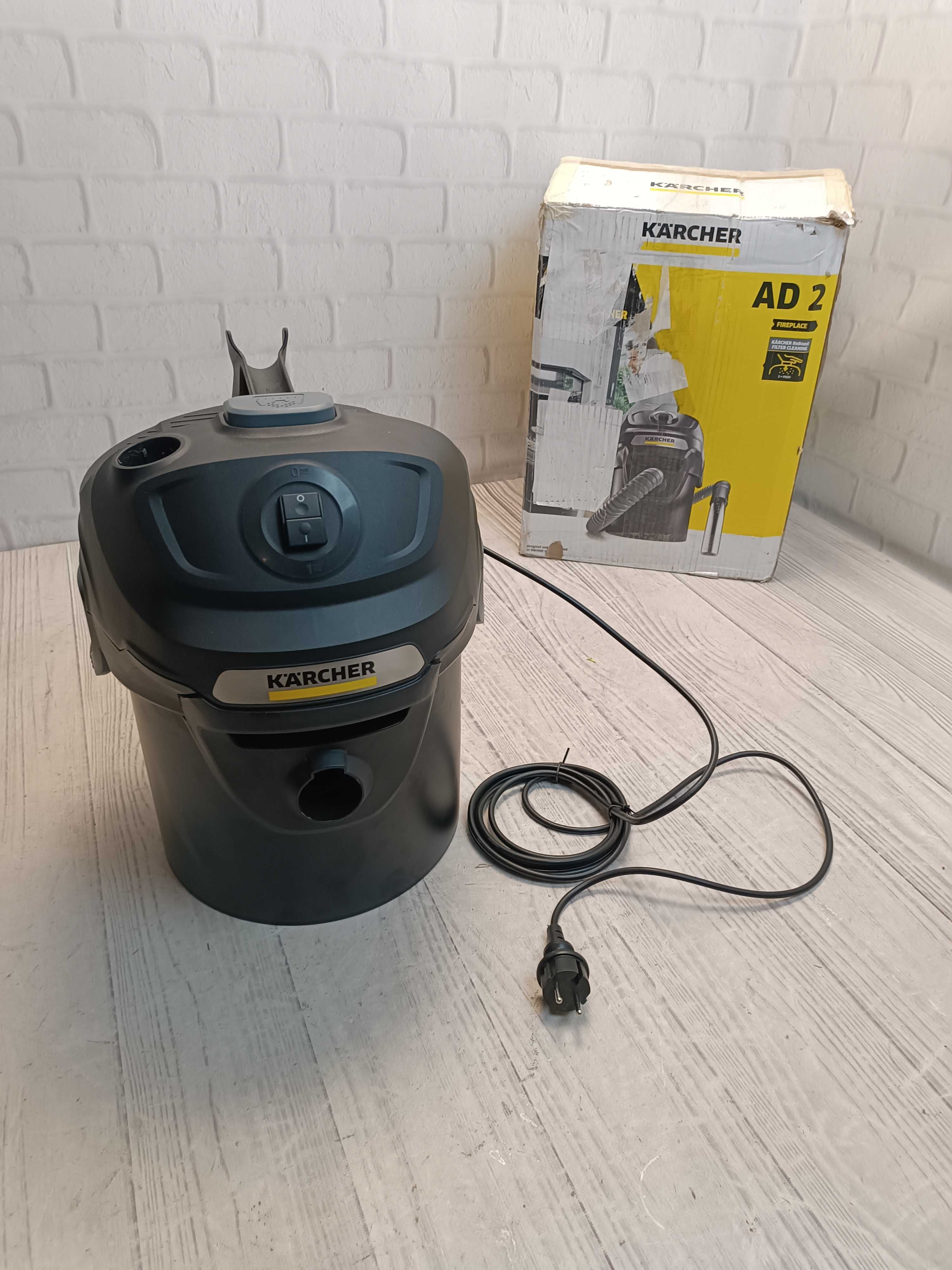 Karcher AD 2 Професійний будівельний пилосос для золи  1.629-711.0