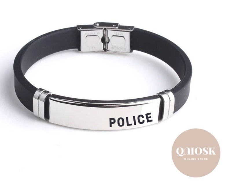 Pulseira em Silicone para Homem