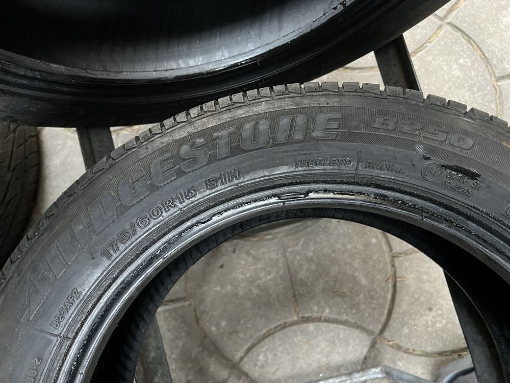 Резина літо 175/60 R 15 Bridgestone пара !!!7 мм!!!