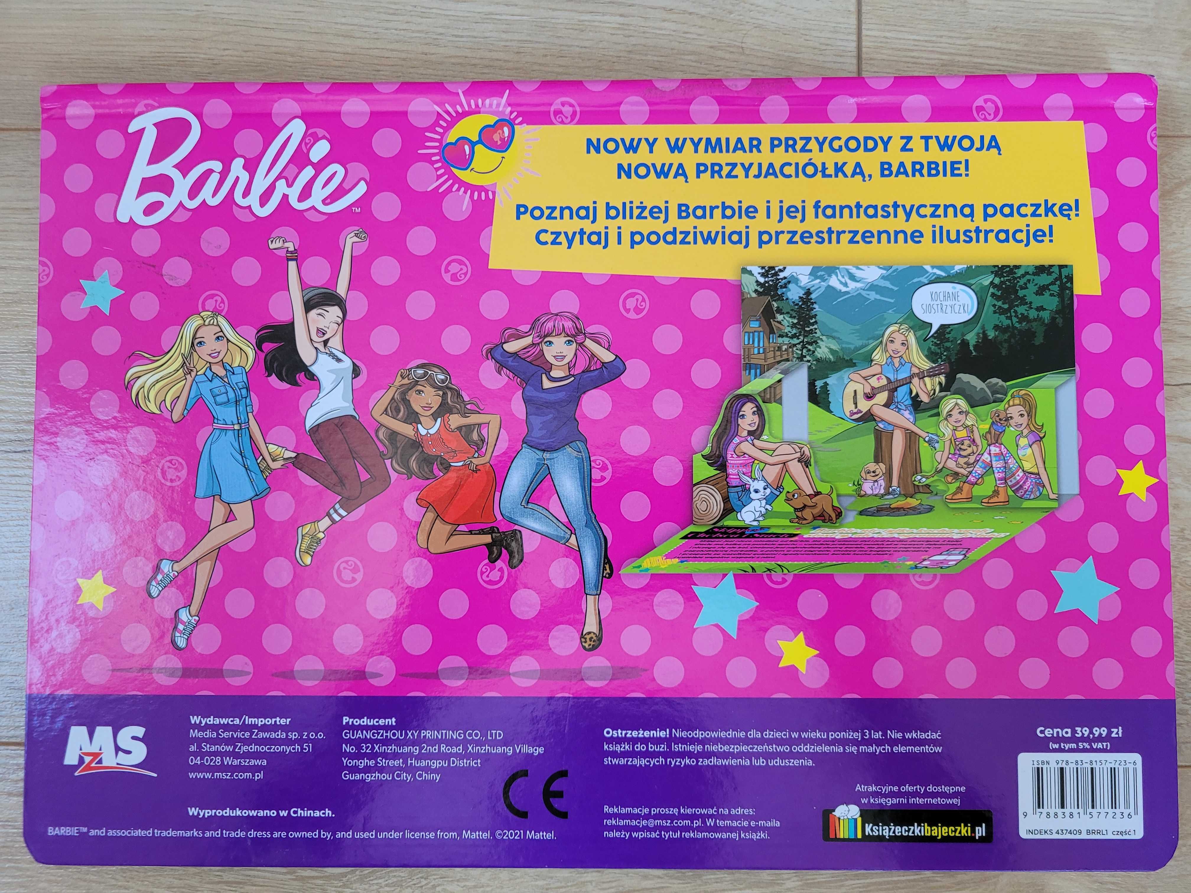 Książka Barbie Zostań Moją Przyjaciółką- B.dobry stan