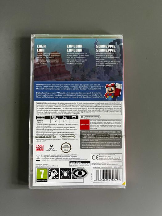 Minecraft - Nintendo Switch [NOVO / SELADO]