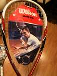 Raquete squash Wilson CS Hibrid e Wilson Impact Pro 500