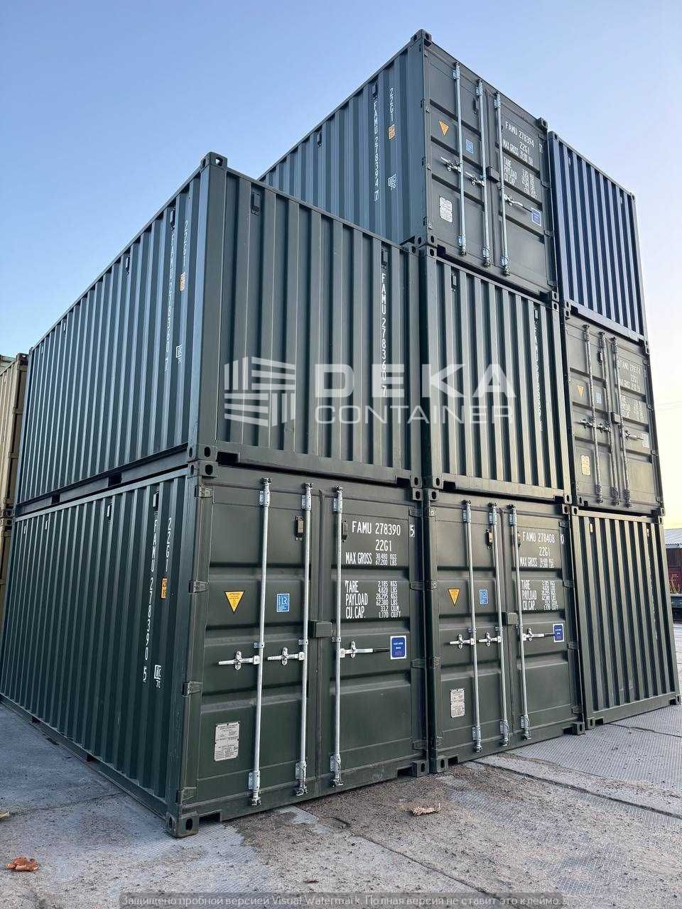 20-футові НОВІ контейнери 20ft Dry Cube NEW Краща ціна