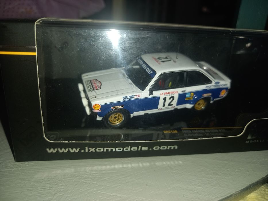 Miniatura Ford Escort RS 1800#12,R.Brookes-M.Holmes, Tour de Corse 197