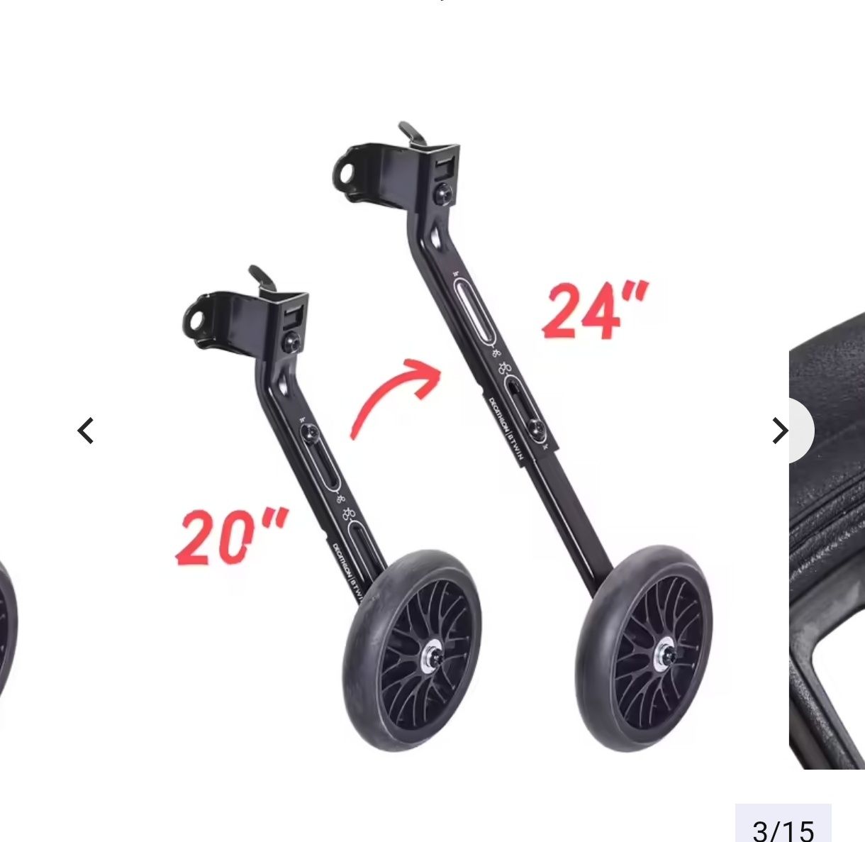 Rodinhas para bicicleta 20/24