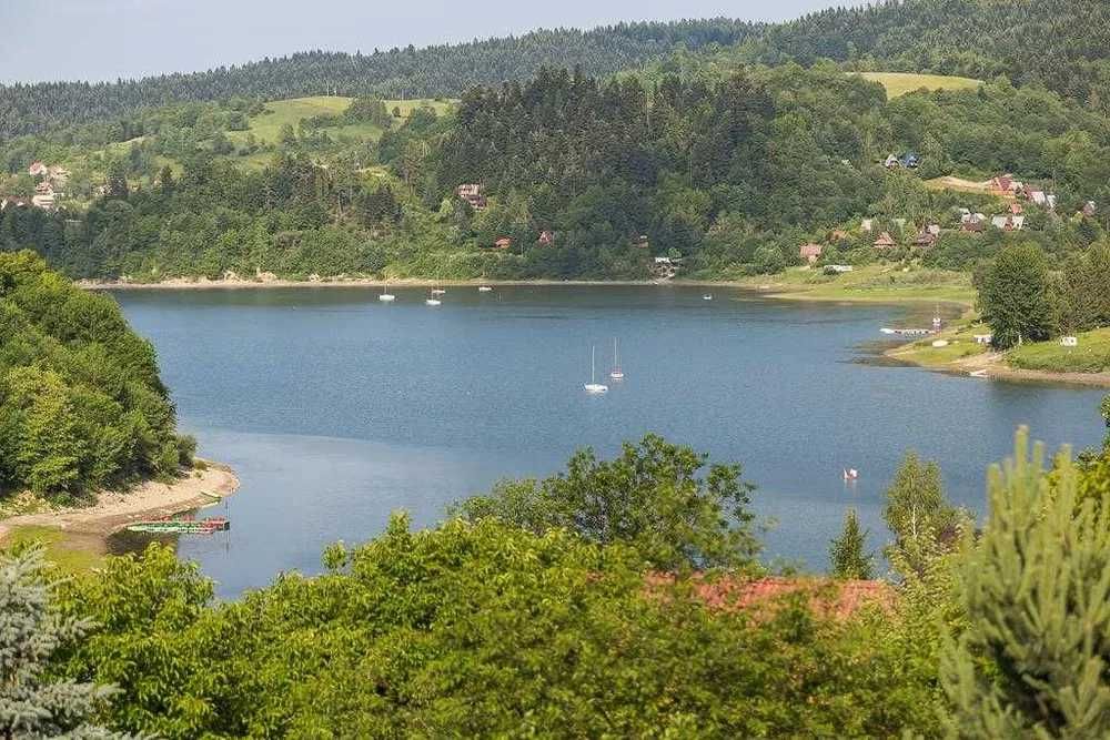 Noclegi, pokoje z widokiem na jezioro Bieszczady Jezioro Solińskie