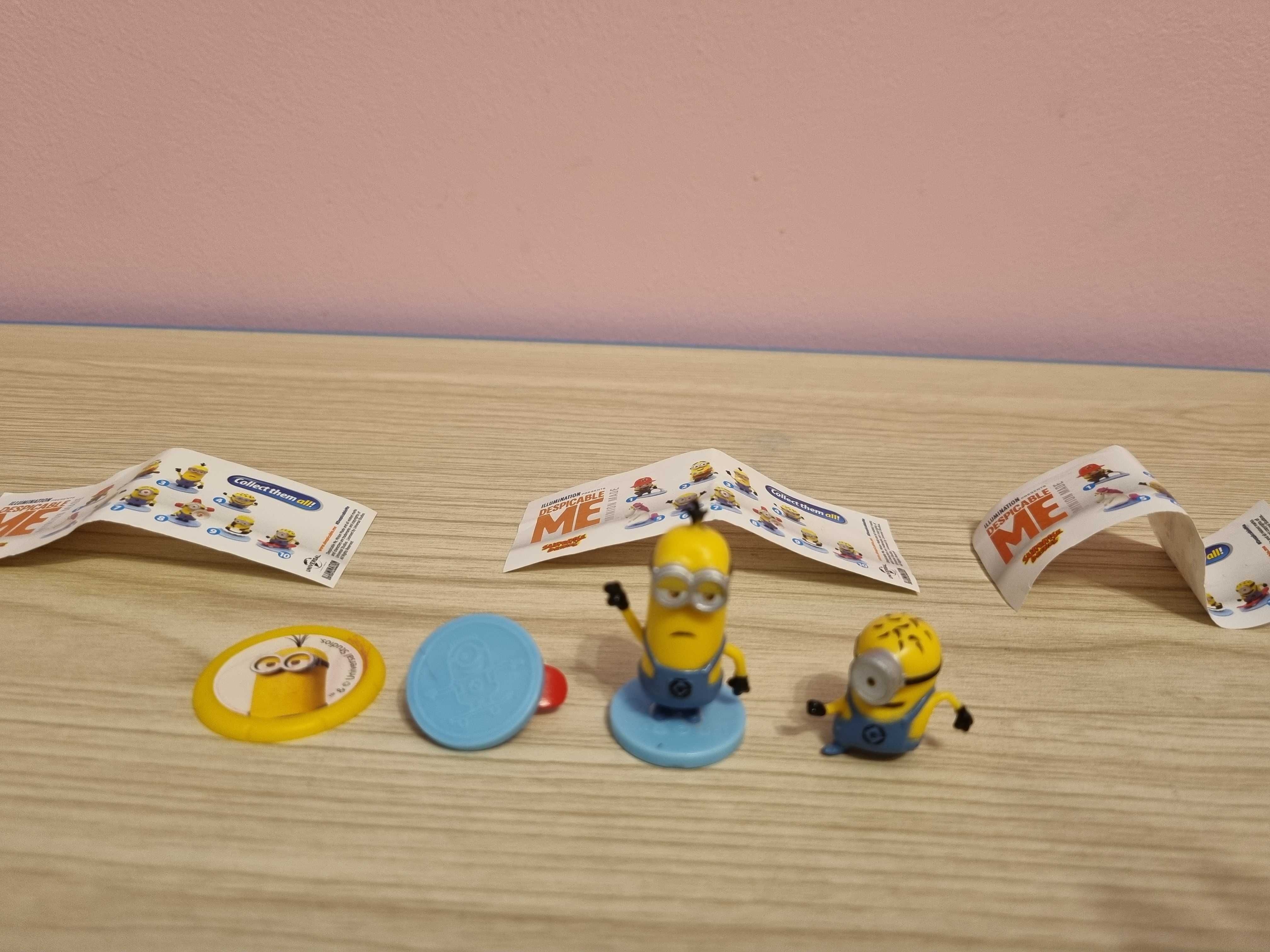 4 sztuki Minionki Jajko Niespodzianka Kula Karteczka
