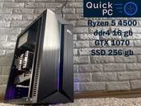 Гарантія! Ryzen 5 2600, GTX 1070, 16 gb Ігровий ПК игровой компьютер