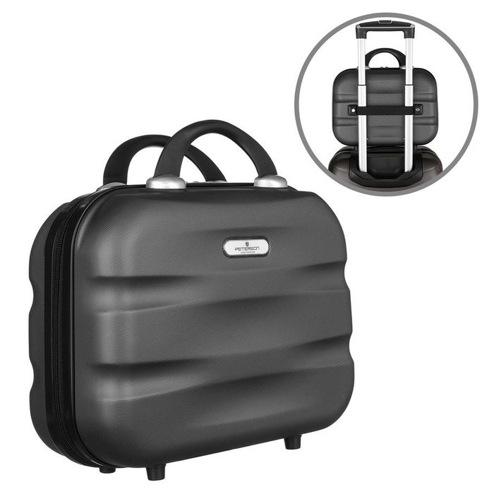 podróżny kuferek z uchwytem na walizkę - peterson