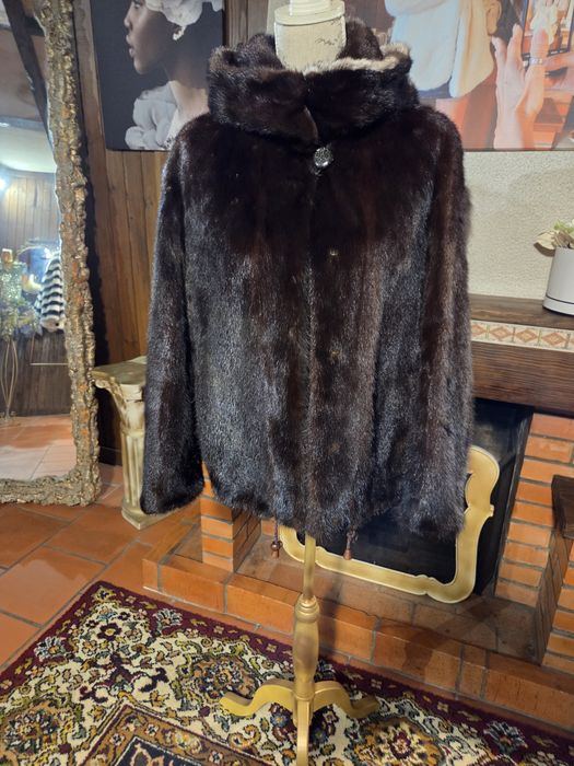 Casaco em pêlo vison