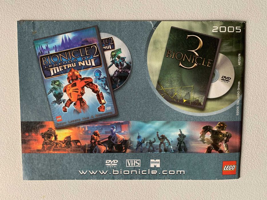 Manual Lego Bionicle 8737 - Toa Horoika Nokama