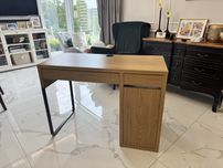 Biurko MICKE Ikea imitacja dębu