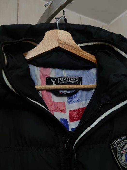 Kurtka płaszcz L Xtreme land field płaszczyk materiałowy męski zarny s