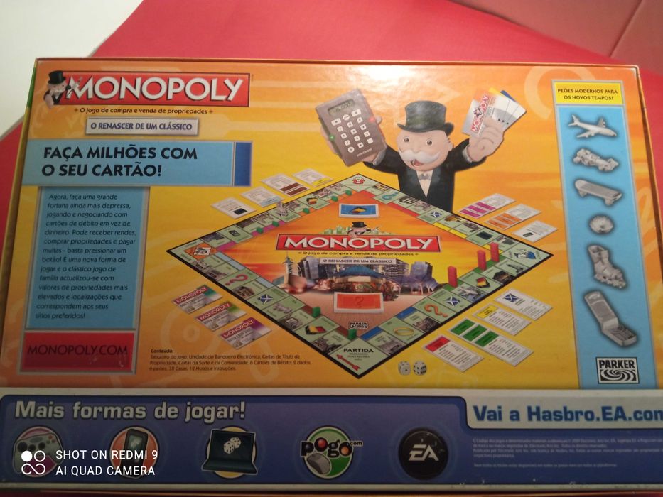 Jogo Monopoly "Compra e Venda de Propriedades" - como NOVO