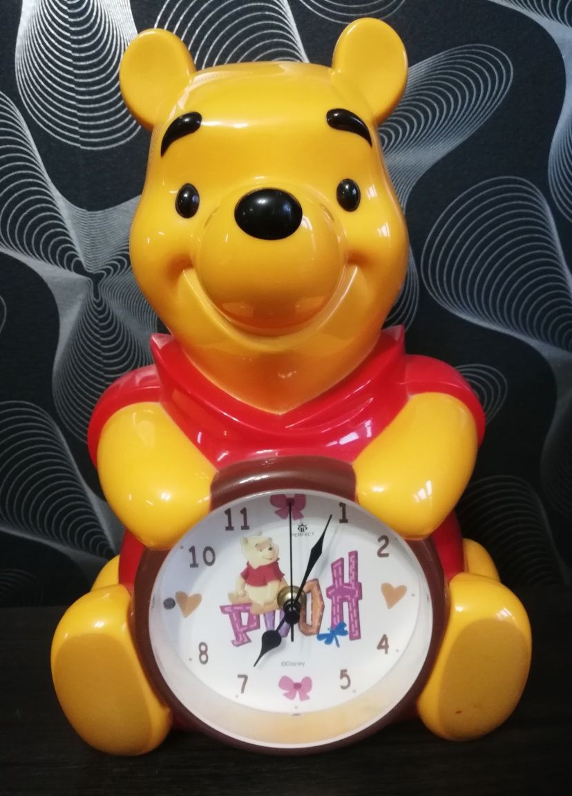 Zagar, zegarek dziecięcy, wiszący, stojący, Kubuś Puchatek Disney