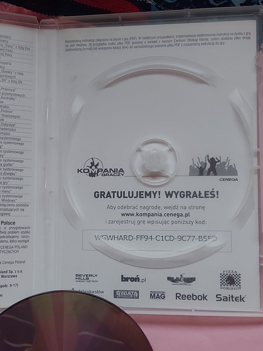 Płyta gra PC CD Rom Hard Truck Tycoon 2007/2011rok orginalna