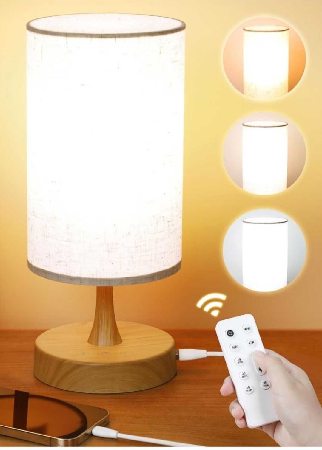 Lampka led 10000 luksów – Nocna, Pilot , 3 zakresy, Timer , design