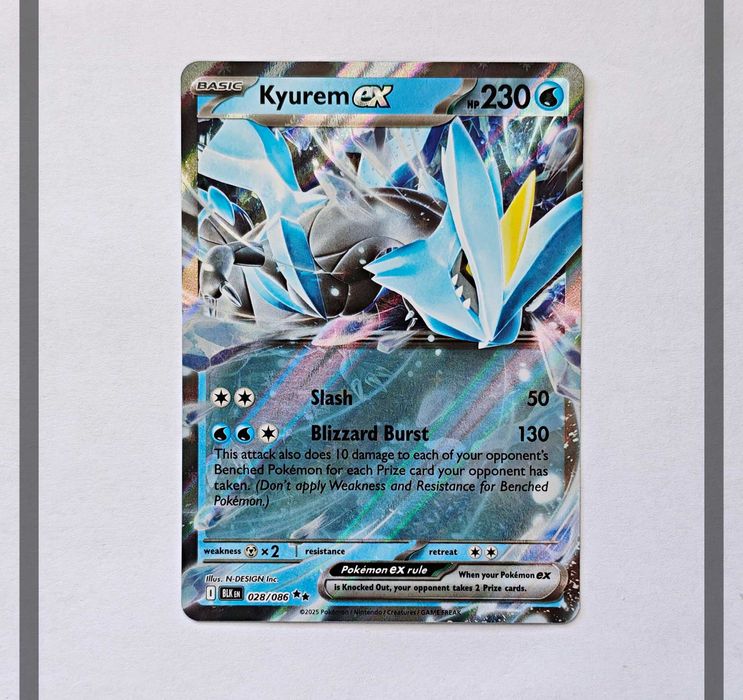 Kyurem Ex 028/086 BLK Pokemon ENG-NM