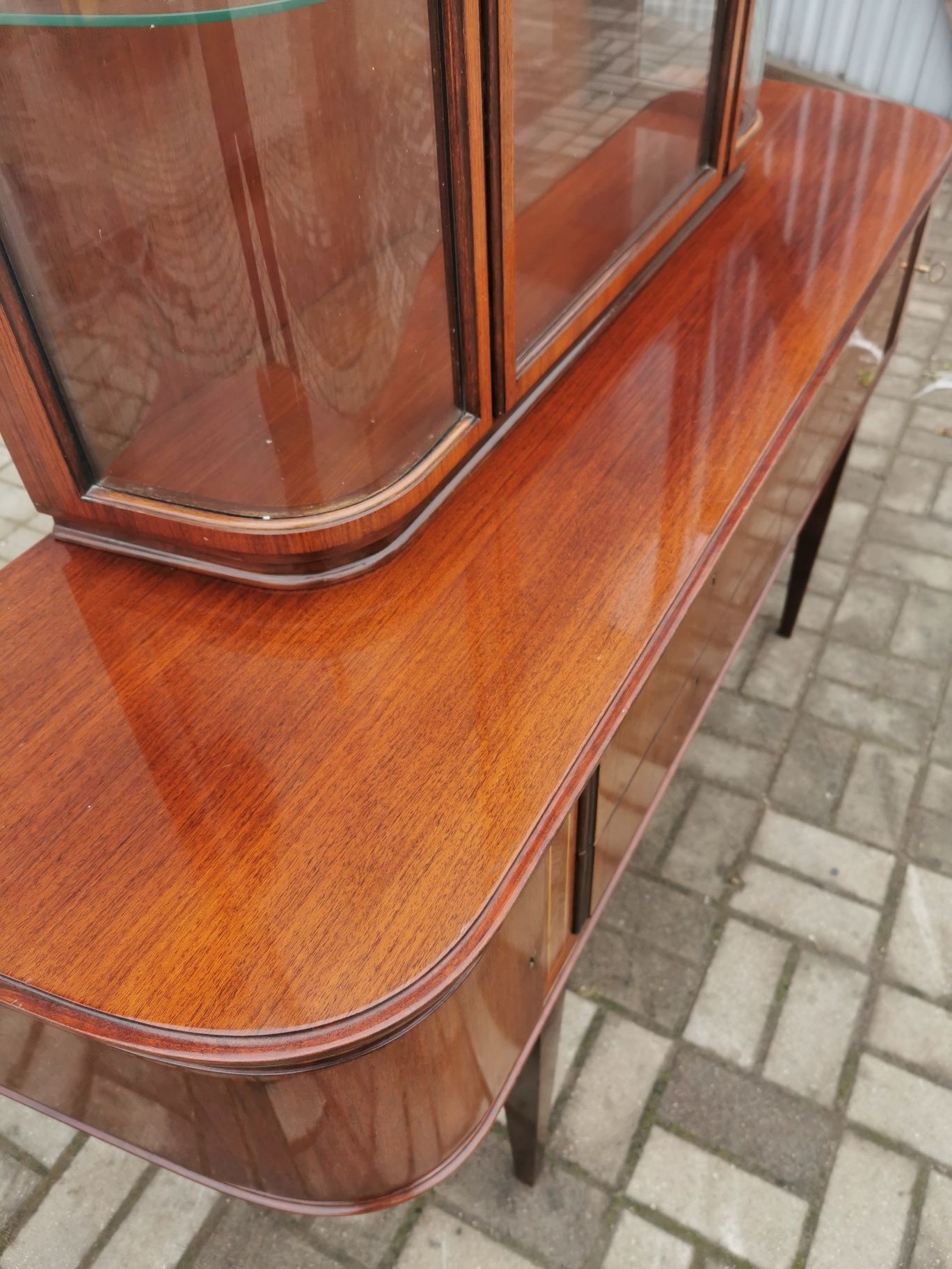 Witryna ART DECO Wk Mobel Hellerau ok 1930 rok