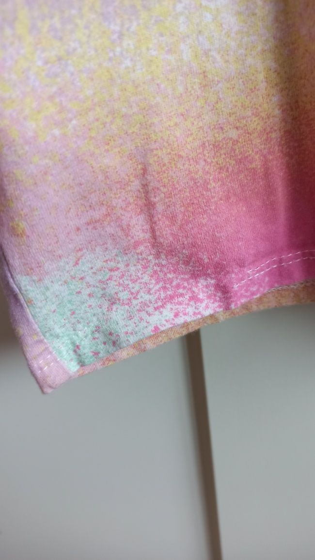 Bluzeczka t-shirt z falbankowym rękawem Hello Kitty r. 134/140 H&M