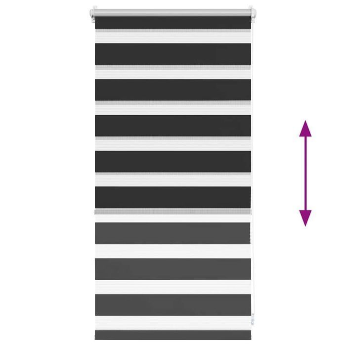 Roleta Zebra (40 X 100 Cm) Czarna