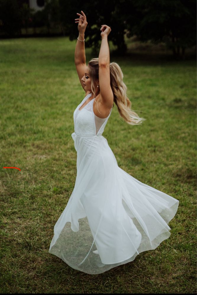 Suknia ślubna  34 XS biała