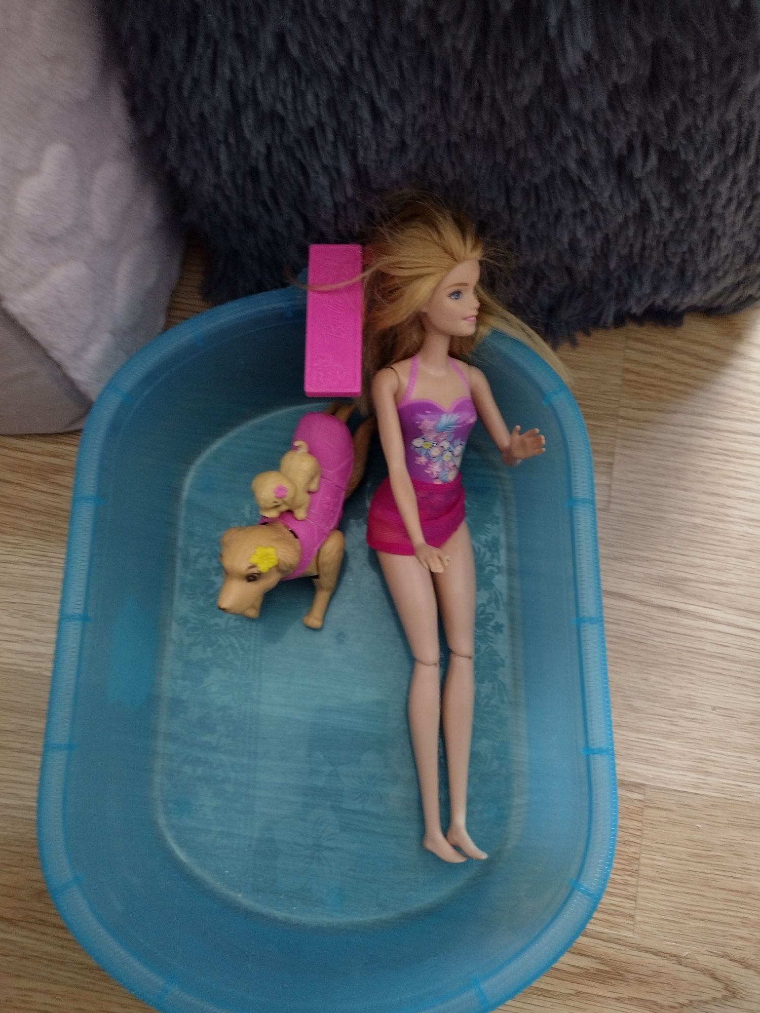 Barbie basen z pieskami