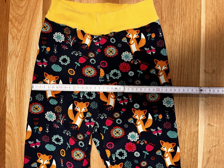 Spodnie softshellowe ocieplane w liski dla dziewczynki