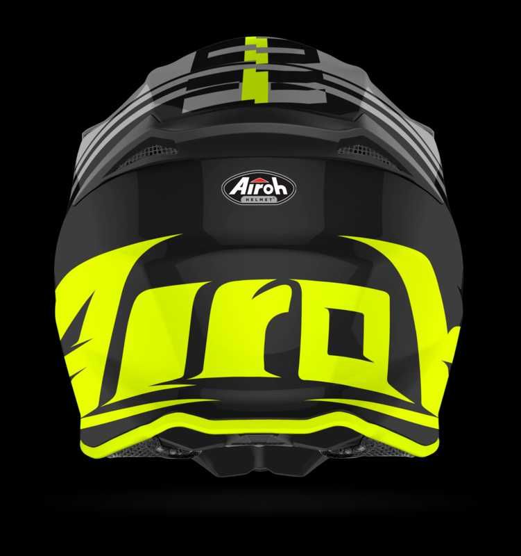 KASK AIROH Twist 2.0 TECH Yellow Matt kask off-road mx atv XXL