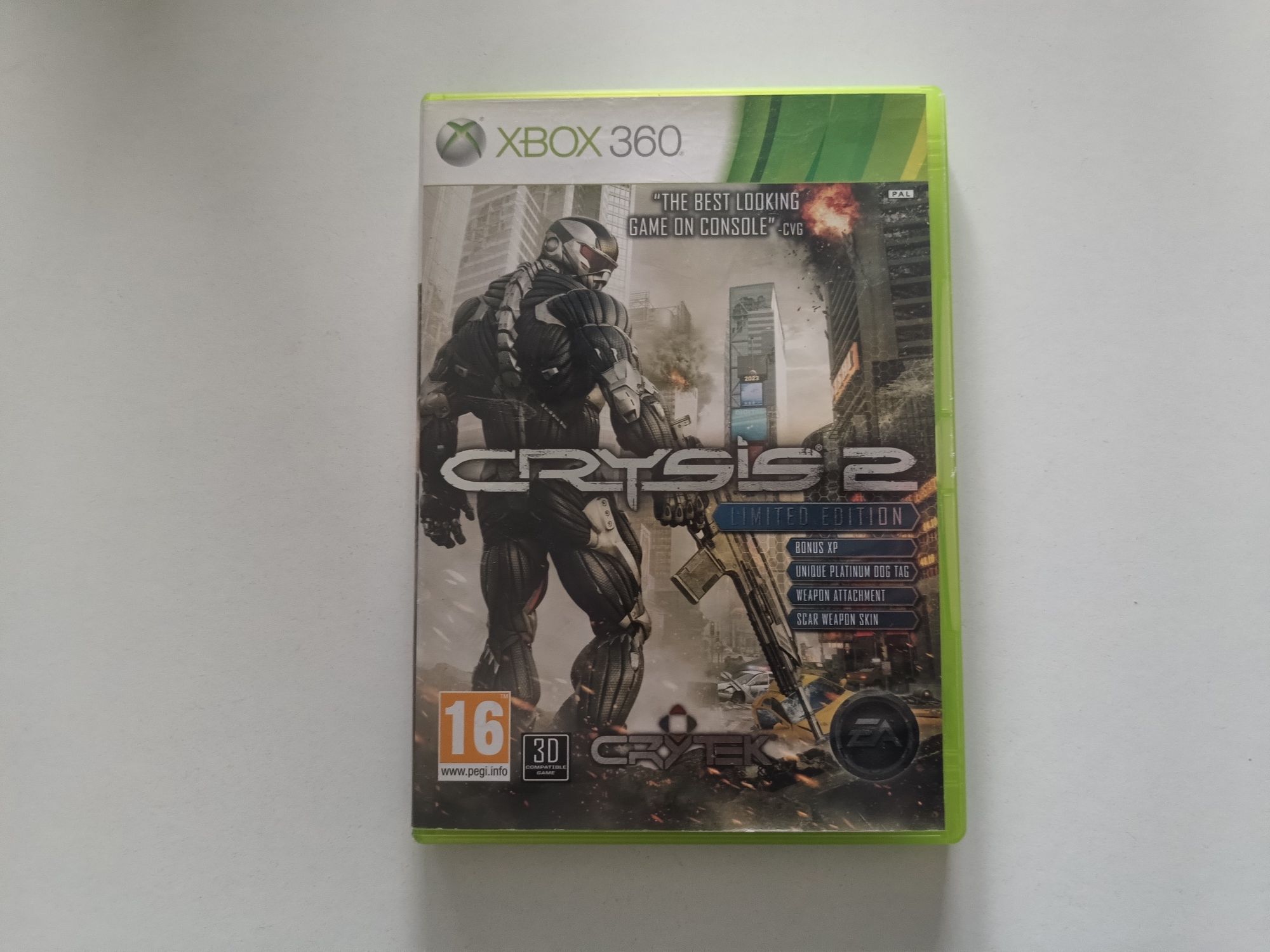 Gra Xbox 360 Crysis 2 Limited Edition.