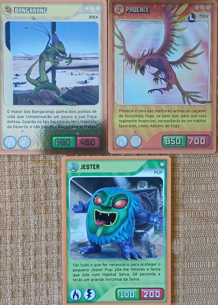 Invizimals cartas
