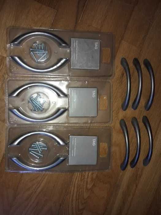 Puxadores em metal inox ikea novos