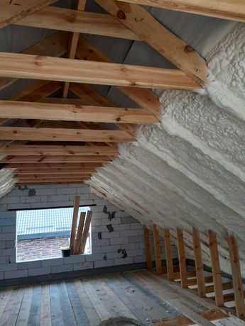 Утеплення будинку, даху, стін ППУ пінопоуліритан, енергозбереження