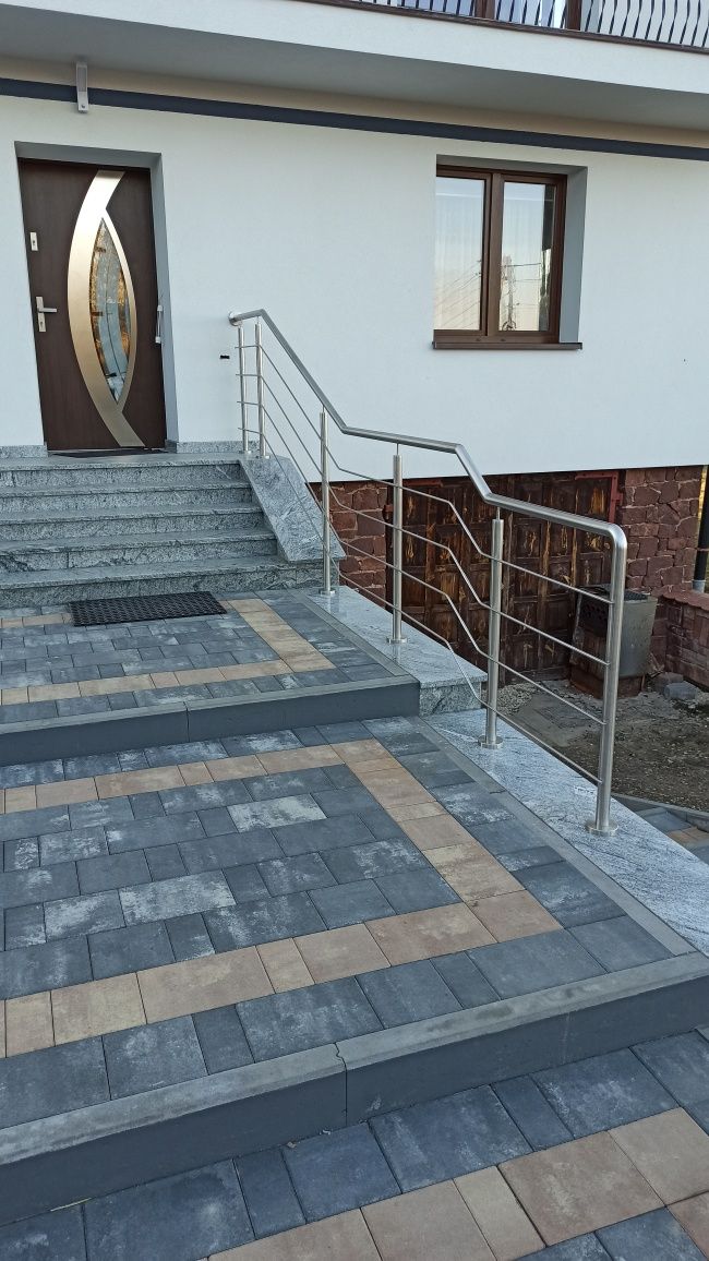 Balustrada barierka nierdzewna inox.