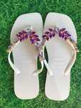 Havaianas Decoradas com Pedras  (novo / vários tamanhos)