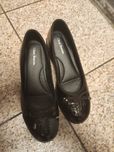 Buty baleriny na podwyższeniu