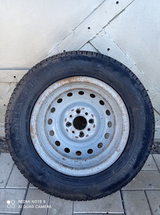 Запаска, диск, резина,колесо в сборе.R13 ВАЗ 4×98