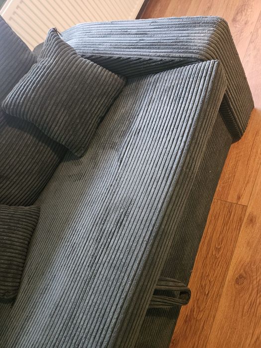 Sofa rozkładana butelkowa zieleń