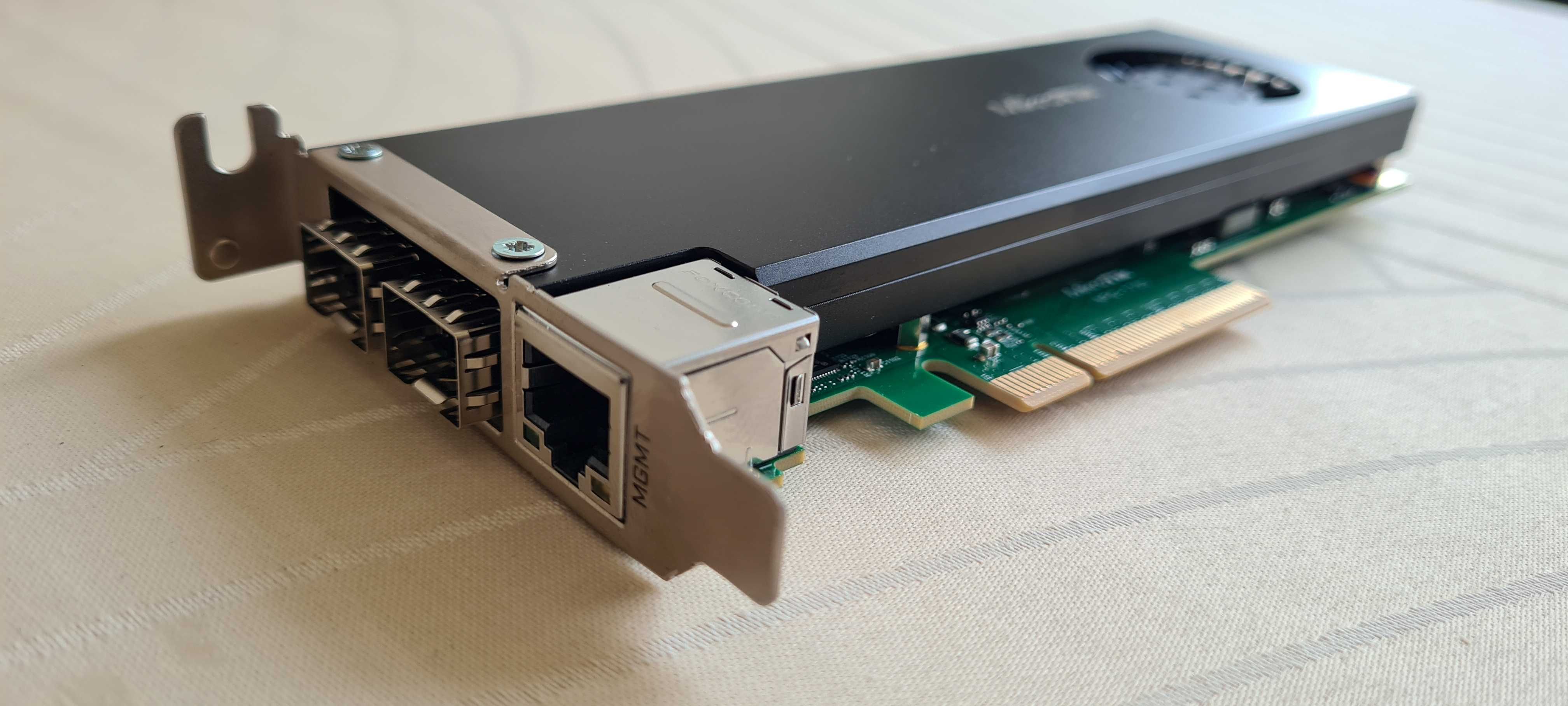 Маршрутизатор роутер PCIe картка MikroTik CCR2004-1G-2XS-PCIe